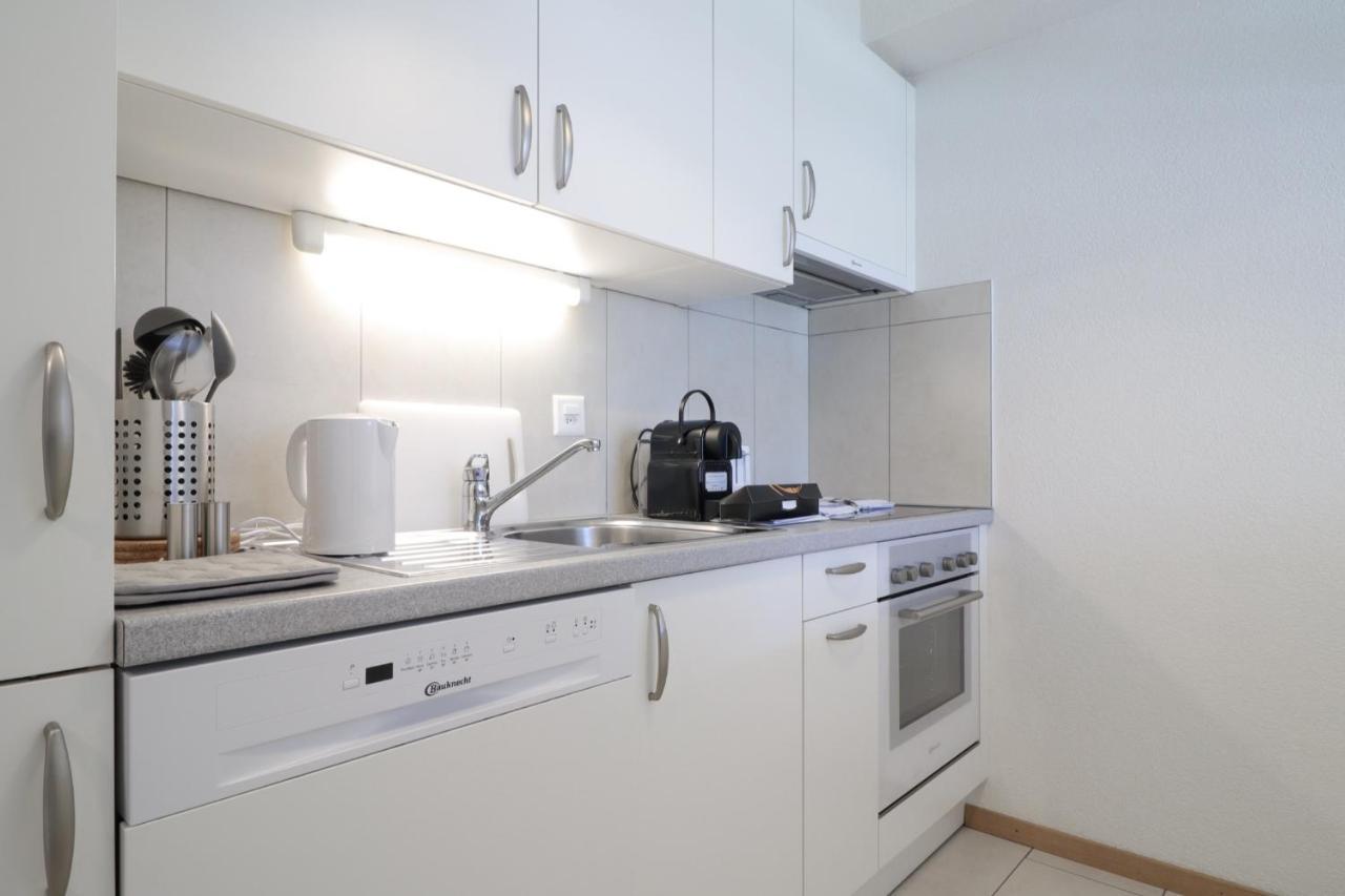 Modern Apartment Close To Martigny Train Station Eksteriør billede